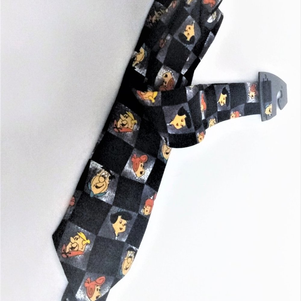 Vintage 1995-Hanna Barbera Flintstone Novel Ties